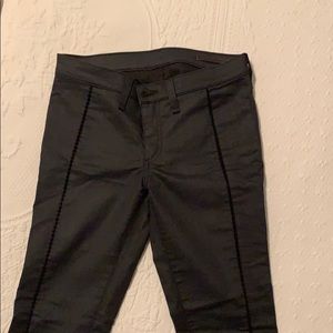 Rag & Bone High Rise Waxed Jeans